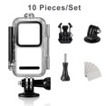 thumbnail image 3 of Cámara a prueba de agua Caja protectora de buceo de buceo Protector de videocámara Accesorios fotográficos Reemplazo para DJI Acción 2 Transparente Guardurnaity EL006088-01B, 3 of 7