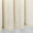 thumbnail image 3 of Diamond Home Semi-Sheer Linen Look Kitchen Tier Curtains, Ivory, 27” x 24” (2 Panels), 3 of 3