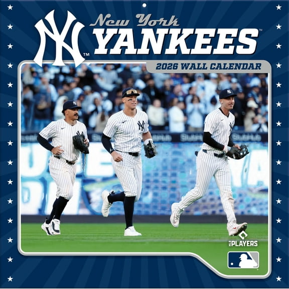 New York Yankees 2026 12M Turner Wall Calendar - Pf