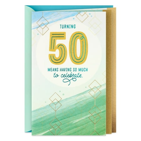 Hallmark 50th Birthday Card (So Much to Celebrate)