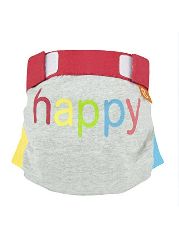 Gdiapers Happy Gpants Baby Diapers, Heather Gray, Medium