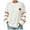 White-womens tops, variant on FNFYFH Women's Cute Heart Sweater Love Print Valentine Knitted Top Casual Crewneck Long Sleeve Oversized Sweaters Pullover