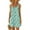 Green, variant on WTOBBY Women's Summer Beach Floral Print Sleeveless Scoop Neck Sun Dress with Adjustable Straps,Green 2XL