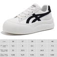 thumbnail image 2 of Mujeres zapatillas para caminar zapatillas de plataforma zapatillas de moda sin deslizamiento zapatos casuales de moda para al aire libre, 2 of 6