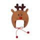 thumbnail image 1 of Sombrero de Navidad para niños y adultos, gorro de árbol de Navidad, tela cepillada, cuerda larga, dibujos animados, muñeco de nieve, alce, 2023, 1 of 4