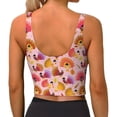 thumbnail image 3 of Lsque Happy Thanksgiving Turkey Printed Women'S Sports Bra, Compression, Moisture Wicking, High-Impact Sports Bra For Women,Supportive sports bra-Medium, 3 of 9