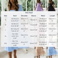 thumbnail image 3 of BLVB Summer Fall Dresses for Women Short Sleeve Trendy Beach Midi Dress Square Neck Tiered Boho Sundress, 3 of 6