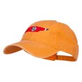 thumbnail image 2 of Tennessee State Flag Map Embroidered Washed Cap - Orange OSFM, 2 of 5