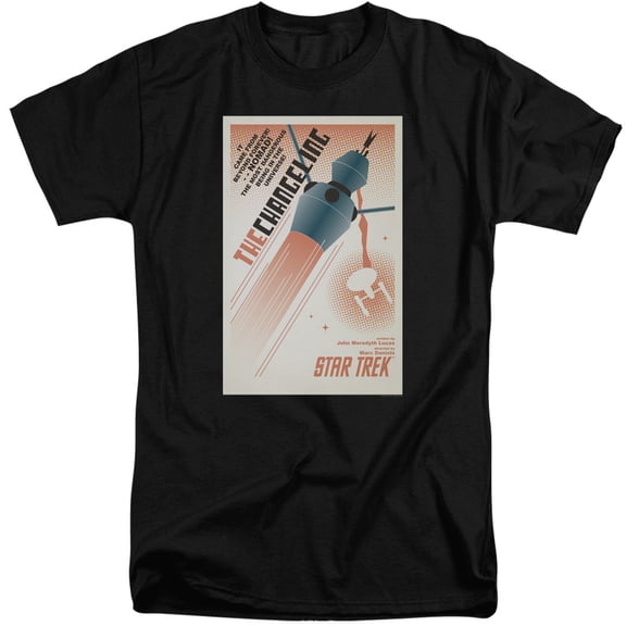 Star Trek Tos Episode 32 Adult Tall T-Shirt 18/1 T-Shirt Black
