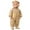 #0036-Khaki, variant on Cowsor Baby Snowsuit Baby Printed Winter Clothes with Hat Warm Outfits Zipper Romper Coat Jumpsuit