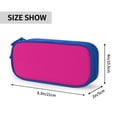 thumbnail image 4 of Goofa Darkmagenta Pattern Big Capacity Pencil Pen Case Office College Large Storage High Capacity Bag Pouch Holder Box Organizer, 4 of 9
