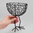 thumbnail image 3 of SHISUYAN Iron Mesh Storage Basket Counter Standing Basket Decorative Cast Iron Storage Basket For Egg Fruit, 3 of 8