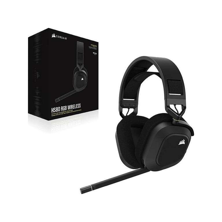 Corsair HS80 RGB WIRELESS Premium Gaming Headset with Dolby Atmos 