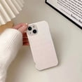 thumbnail image 4 of Funda para teléfono iPhone 14plus con patrón de tejido de piel de cordero, funda de cuero con estilo fragante de colores combinados, 4 of 6