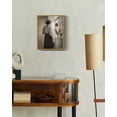 thumbnail image 4 of Drsoum French Country Wall Art Medieval Lady Classic Prints Kitchen Bathroom Office Decor - 8x10in Nature Framed, 4 of 6