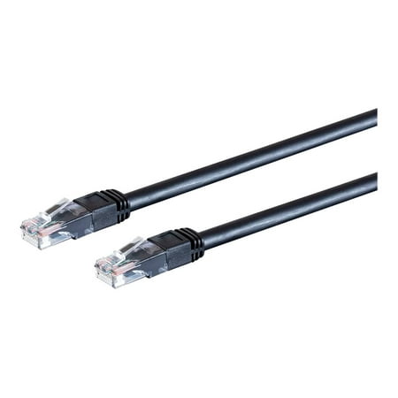 UPC: 0889028114575 | Monoprice – Patch cable – RJ-45 (M) to RJ-45 (M) – 14 ft – UTP – CAT 6 – molded  outdoor  snagless  stranded – black