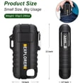 thumbnail image 2 of USB C Rechargeable Lighter, 360° Flexible Neck, Wind & Water Proof, Electric Arc Lighters for Candle, Camping,Black, 2 of 8