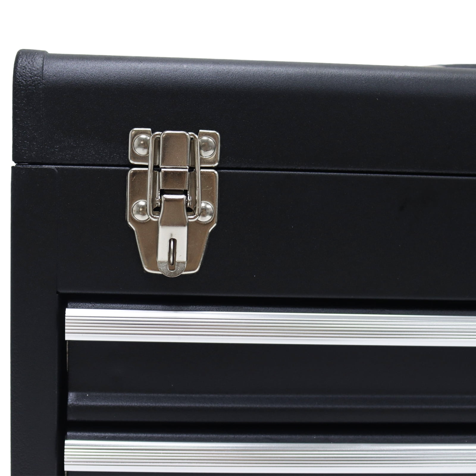 Multi-function 4 Drawers Tool Box Portable 4 Drawers Tool Box Storage Cabinet Tool Storage Box Black