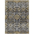 thumbnail image 2 of Addison Rugs Chantille Indoor/Outdoor Traditional Damask Black Machine Washable Rectangle Rug, 10' x 14', 2 of 8