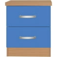 thumbnail image 3 of Better Home Products Cindy Faux Wood 2 Drawer Nightstand, 3 of 14
