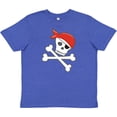 thumbnail image 3 of Inktastic Pirate Skull and Crossbones Youth T-Shirt, 3 of 5