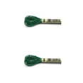 thumbnail image 4 of Yuarrent Hilo de cableado de punto de cruz Línea de bordado de fibra de poliéster artesanal diferente para accesorio de regalo de Navidad Verde oscuroE699 2piezas, 4 of 6