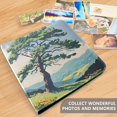 thumbnail image 4 of FORMRS 3 Ring Photo Album 4"x6" Self Adhesive Large Capacity PU Leather Cover, Mounatin at Dawn, 4 of 8