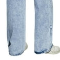 thumbnail image 5 of Ccpelsie Kids Jeans Distressed Elastic Waist Baggy Denim Wide Leg Pants Casual Daily Trousers for Girls(Light Blue,15-16 Years), 5 of 6