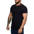 thumbnail image 5 of KDFJPTH Black Polo Shirts for Men Short Sleeve Tops Black L, 5 of 5