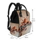 thumbnail image 2 of Easygdp Coffee Beans Chocolate Splash para Bolsa de Bebé de Gran Capacidad con Múltiples Bolsillos, Bolsa de Pañales para Padres, Bolsa de Viaje Organizada y Elegante, 2 of 6