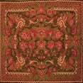 thumbnail image 1 of Ahgly Company Indoor Square Animal Orange Traditional Area Rugs, 8' Square, 1 of 1