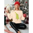 thumbnail image 5 of MOUSYA Christmas Sweatshirts for Women Christmas Tree Graphic Long Sleeve Shirts Xmas Sweater, 5 of 7