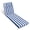 Blue, variant on Outdoor Chaise Lounge Cushion, High-Density Foam Fill Patio Furniture Bench 72 x 21 Inch Cushions Navy Blue