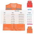 thumbnail image 2 of Fengqque Safety Jacket for Men,Breathable Mesh Coat Waterproof High Visibility Reflective Jacket with Pockets and Zipper Workwear Jacket Watermelon Red-B M(M), 2 of 5
