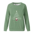 thumbnail image 4 of LEBONYARD Women's Trendy Round Neck Regular Christmas Printed Pullover Sweatshirts Casual Long Sleeve Hoodless Crew Neck Loose Fit Ladies Sweatshirts, 4 of 4