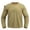 #Khaki, variant on DPTALR Men's Solid Color Crew Neck Long Sleeve Quick Drying Top,Black,Big and Tall Men XXXXL