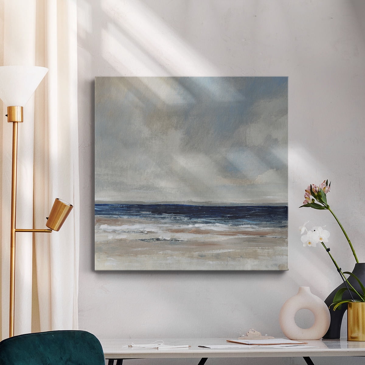 Wexford Home Distant Land II-Premium Gallery Wrapped Canvas, 16" x 16" - Ready to Hang