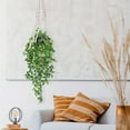 thumbnail image 3 of Outdoor Wall Decor, Patio Decor, 2pcs 25.6in artificial hanging plants, Artificial Potted Plants for Indoor Outdoor Aesthetic Office Living Room Shelf Decor, Outdoor Wall Decor for Patio, 3 of 6