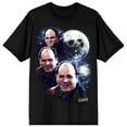 thumbnail image 6 of Seinfeld Three Georges Men's Black Tee - 3XL, 6 of 7