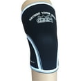 thumbnail image 4 of Knee Sleeves (SOLD AS A PAIR of 2) for Cross Training Squats Weightlifting Basketball Compression Braces 7mm Neoprene , 2XL KNEE CAP 17.32"- GRAY, 4 of 7
