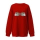 thumbnail image 3 of Blusa holgada de manga larga con estampado de Acción de Gracias a la moda para mujer, suéter informal con cuello redondo, Tops, sudadera Fridja fjkfkj6509, 3 of 4