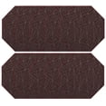 thumbnail image 1 of Furnish My Place Geometrical Pattern Indoor/Outdoor Refine Burgundy Rug, Abstract Area Rug, Doorway Mat, Contemporary Rug for Living Room, Entryway, Made in USA, 3' Octagon - Set of 10, 1 of 5