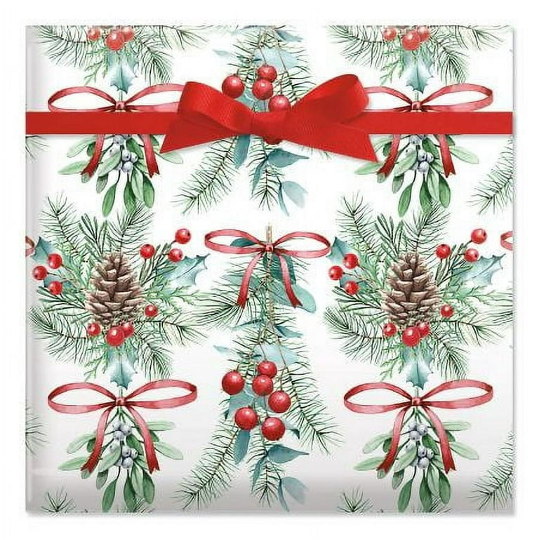 Holiday Forest Christmas Gift Wrap Christmas Wrapping Paper 