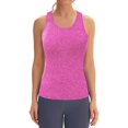 thumbnail image 2 of New Women Solid Slim Vest Top Women Racerbacks Workout Yoga Tank Tops Sleeveless Women Activewear Tops, 2 of 7