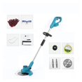 thumbnail image 1 of Tondeuse à Gazon Électrique Sans Fil 8 Pouces Moteur Sans Balais Coupe-Herbe Longueur Réglable Angle Télescopique Outils de Jardin Roue, Facile à Utiliser, 1 of 7