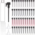 thumbnail image 2 of 150Set 1ml Empty Perfume Glass Sample Bottle for Filling Sample Containers with Black Cap Plastic Funnel and Pipette for Cosmetic Dispensing Perfume, 2 of 6
