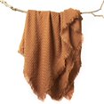 thumbnail image 2 of LIFEIN Fall Throw Blanket for Couch - Soft Rust Boho Throw Blanket, Cozy Waffle Knit Small Lightweight Blankets & Throws for Bed,Chair,Sofa,Living Room,Home Decor(Orange Rust, 50*60''), 2 of 10