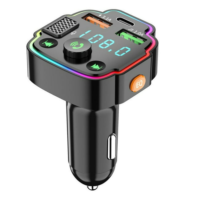 Birdeem Car Bluetooth 5.0 Wireless Handsfree Car Fm Transmitter Receiver Radio Mp3 Adapter Player