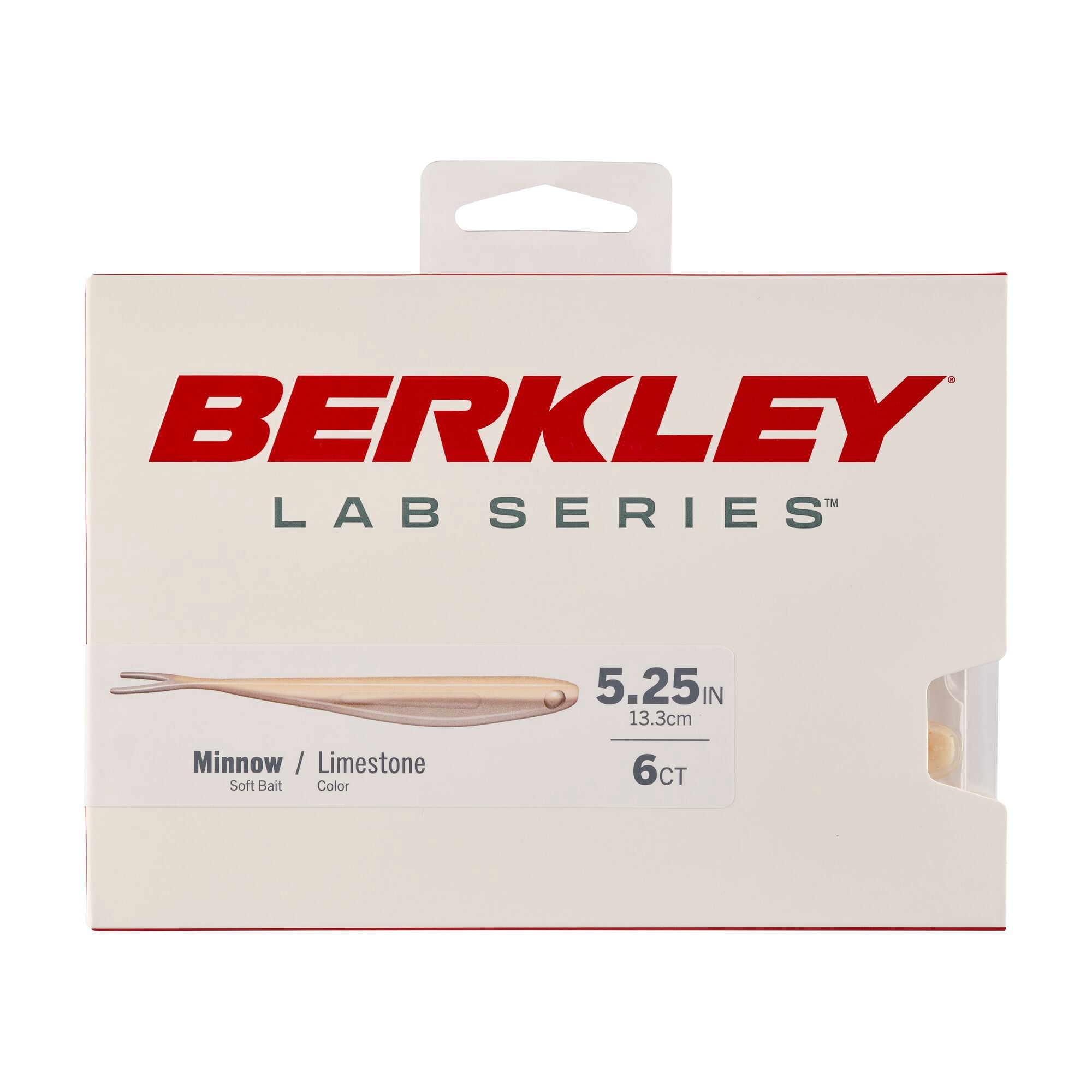 Berkley Lab Series™ Minnow Fishing Soft Bait, 5.25 in, Limestone (6 Count)