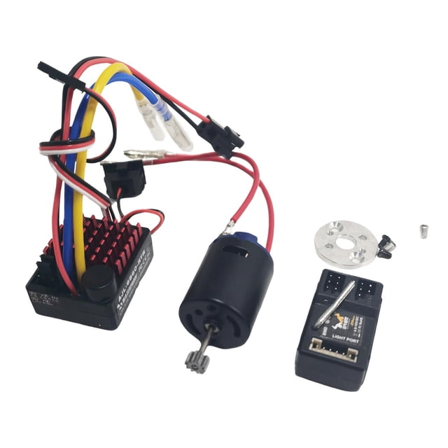 Controlador electrónico de velocidad ESC para coche RC 1/12, 60 A, con escobillas, para MN168 Estilo A